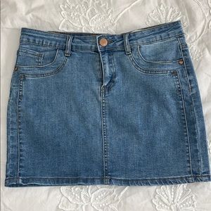 Cotton On Denim Mini Skirt (Stretch)